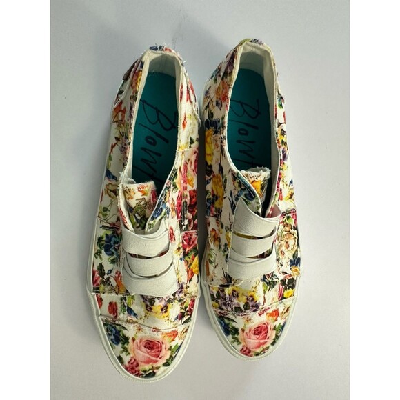 Womens Floral Blowfish Malibu Slip On Round Toe Walking Shoes Sneaker Sz 8.5 EUC - Picture 7 of 7